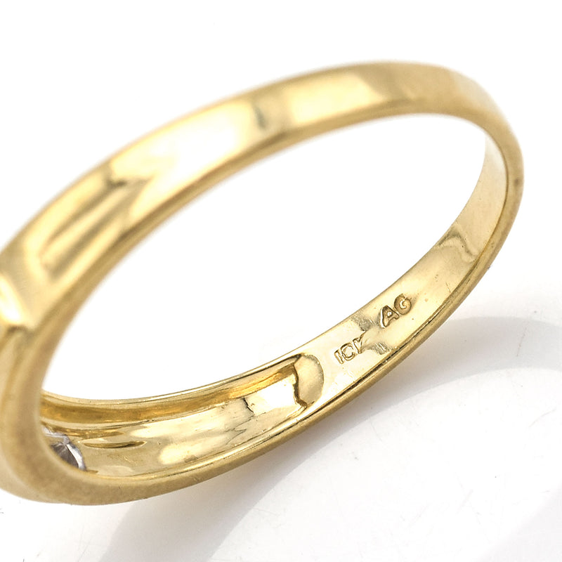 Vintage 10K Yellow Gold Diamond Band Ring