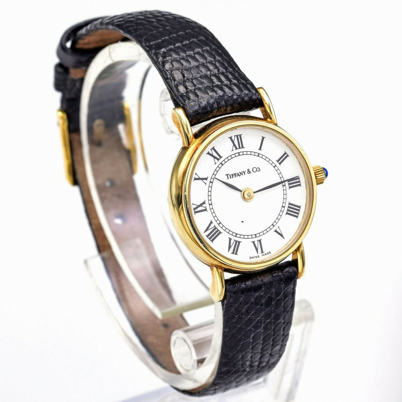 Tiffany & Co. Portfolio Classic Watch 14K Yellow Gold Women's 23mm Ref 60-301