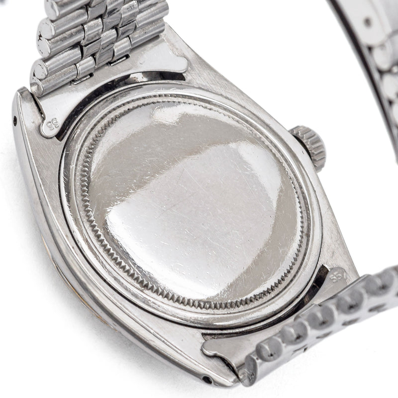 1963 Rolex Oyster Precision Diamond 14K Gold Bezel Men's Steel Watch Ref 6426