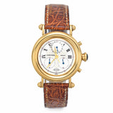 Cartier Diabolo LM 18K Yellow Gold Chronoreflex Quartz Men's Watch Ref. 1400