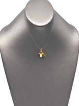 Vintage 14K Yellow Gold Cape Cod Beach Bucket Shovel Charm Pendant