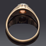 Antique 14K Yellow Gold 0.93 Ct Diamond Art Deco Band Ring 5.8 Grams Size 10