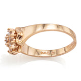 Vintage 14K Yellow Gold 0.39 TCW Diamond Baguette Band Ring