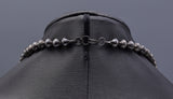 Vintage Sterling Silver Turquoise Southwestern Squash Blossom Necklace
