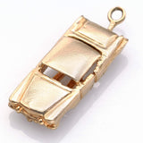 Vintage 14K Yellow Gold Car Charm Pendant