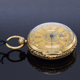 Antique John Moncas Liverpool #7468 18K Yellow Gold Key Wind Pocket Watch