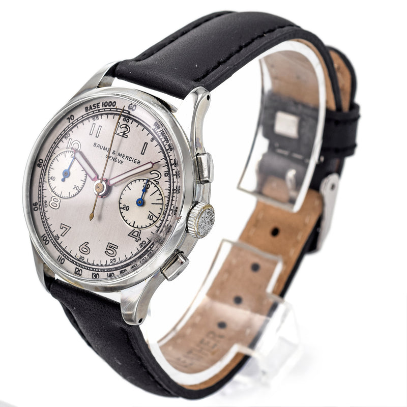 Vintage Baume & Mercier Geneve Chronograph Hand Wind Men's Watch 34 mm