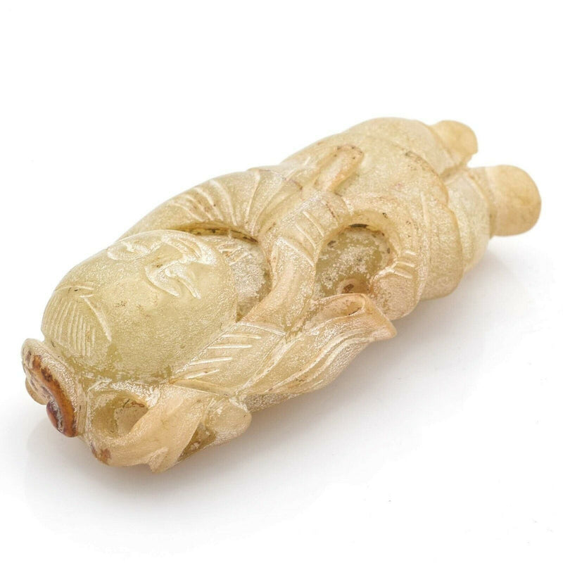 Antique Carved Jade Figurine