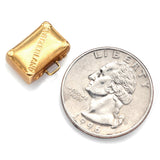 Vintage 14K Yellow Gold Switzerland Suitcase Charm Pendant
