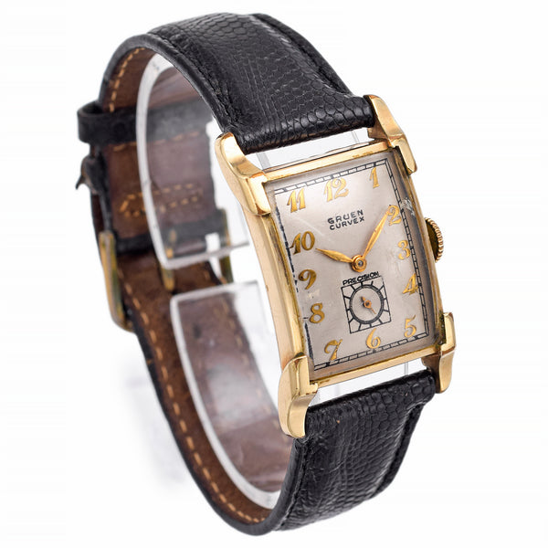 Vintage Gruen Curvex 10K Gold Filled Hand Wind Men's Watch