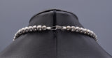 Vintage Sterling Silver Rhodochrosite Southwestern Navajo Pearl Necklace