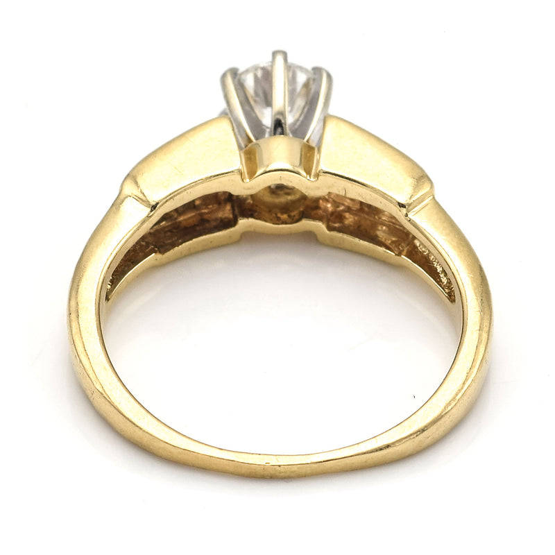 Vintage 14K Yellow Gold 0.74 TCW Diamond Band Ring