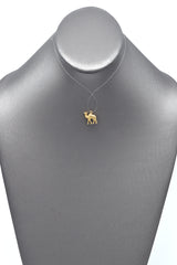 Vintage 18K Yellow Gold Camel Charm Pendant