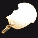 Vintage 14K Yellow Gold Egyptian King Pharaoh Charm Pendant