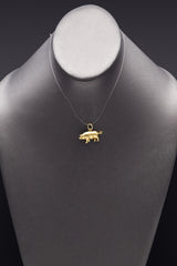 Vintage 14K Yellow Gold Pig Charm Pendant 2.4 Grams