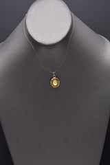 Vintage 14K Yellow Gold Cowboy Hat Charm Pendant
