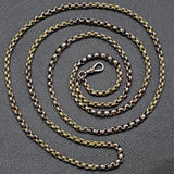 Antique 10K Yellow Gold Pocket Watch Chain