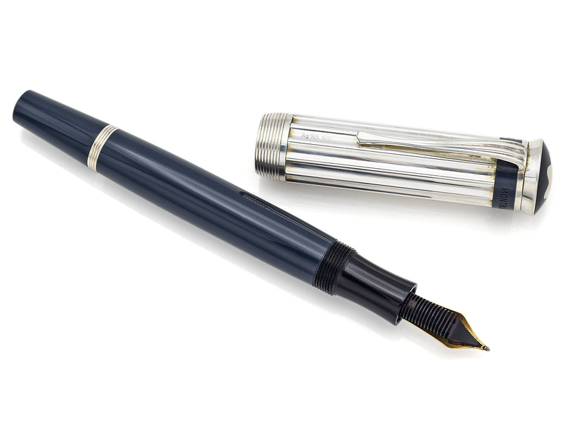 Montblanc Charles Dickens Limited Edition Sterling Silver 18K Fountain Pen
