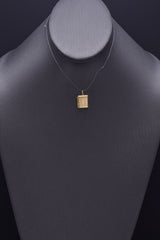 Vintage 14K Yellow Gold Cigar Cigarette Case Charm Pendant 2.5 Grams