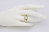 Antique 14K Gold 0.93 Carat Old Euro Diamond Art Deco Band Ring 6.7 Grams Sz 9.5