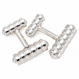 Tiffany & Co. Paloma Picasso Sterling Silver Groove Cufflinks