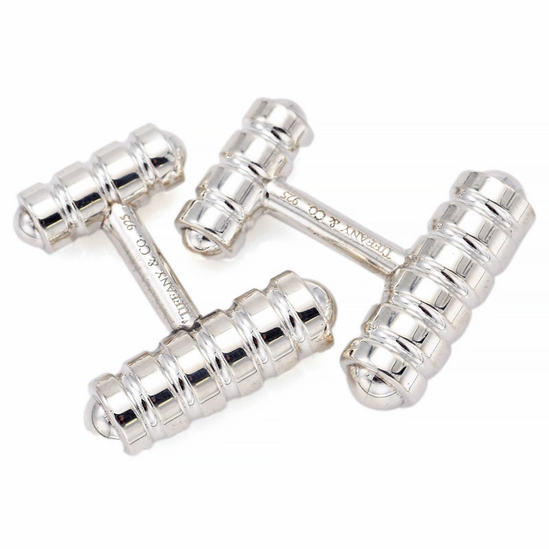 Tiffany & Co. Paloma Picasso Sterling Silver Groove Cufflinks