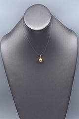 Vintage 14K Yellow Gold Volleyball Sports Charm Pendant