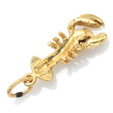 Vintage 14K Yellow Gold Lobster Movable Charm Pendant