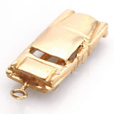 Vintage 14K Yellow Gold Car Charm Pendant