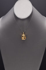 Vintage 14K Yellow Gold Movable Carousel Charm Pendant 8.3 Grams