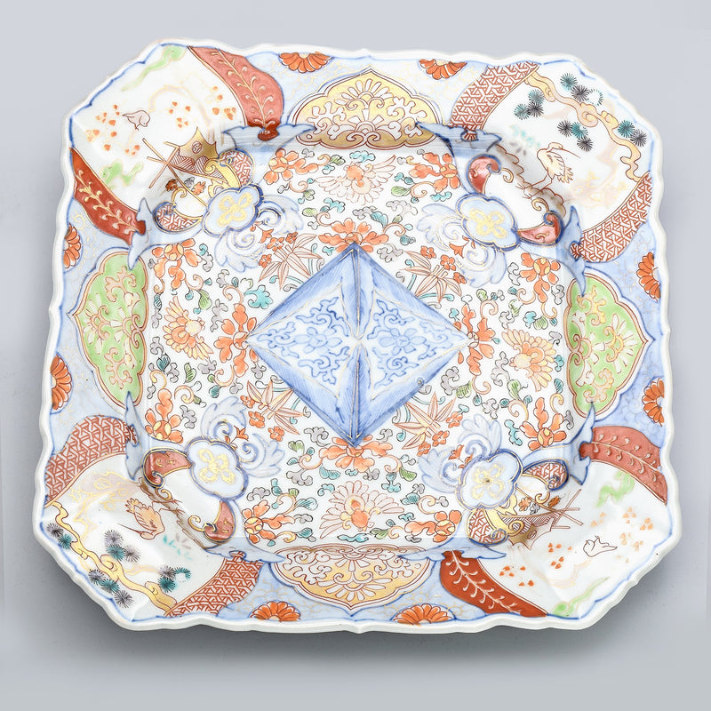 Antique Chinese Hand-Painted Porcelain Plate