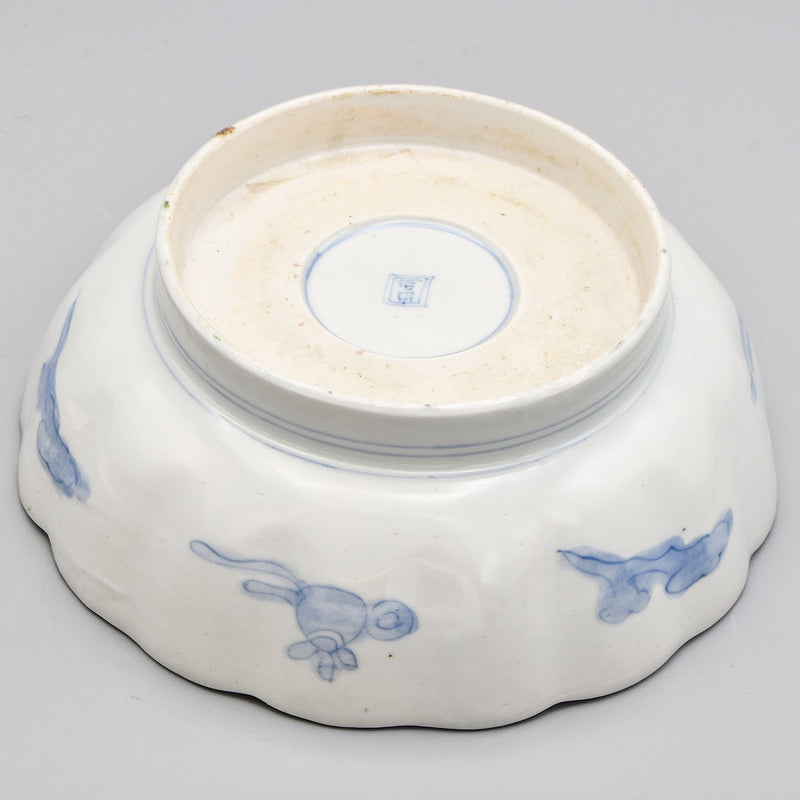 Antique Chinese Hand-Painted Phoenix Porcelain Bowl