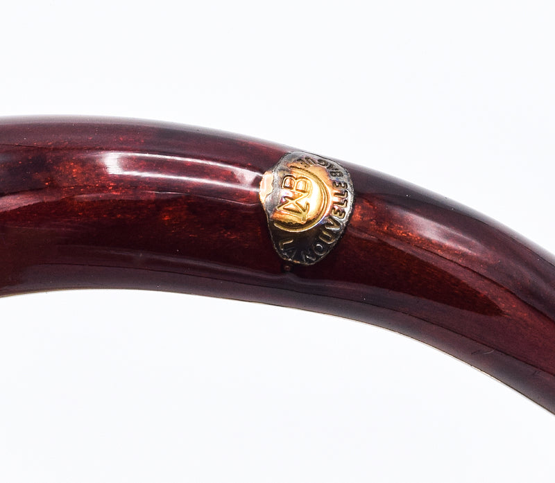 La Nouvelle Bague 18K Yellow Gold & Sterling Silver Red Enamel Diamond Bracelet