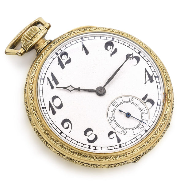 Antique 1925 14K Gold Filled South Bend Studebaker Pocket Watch