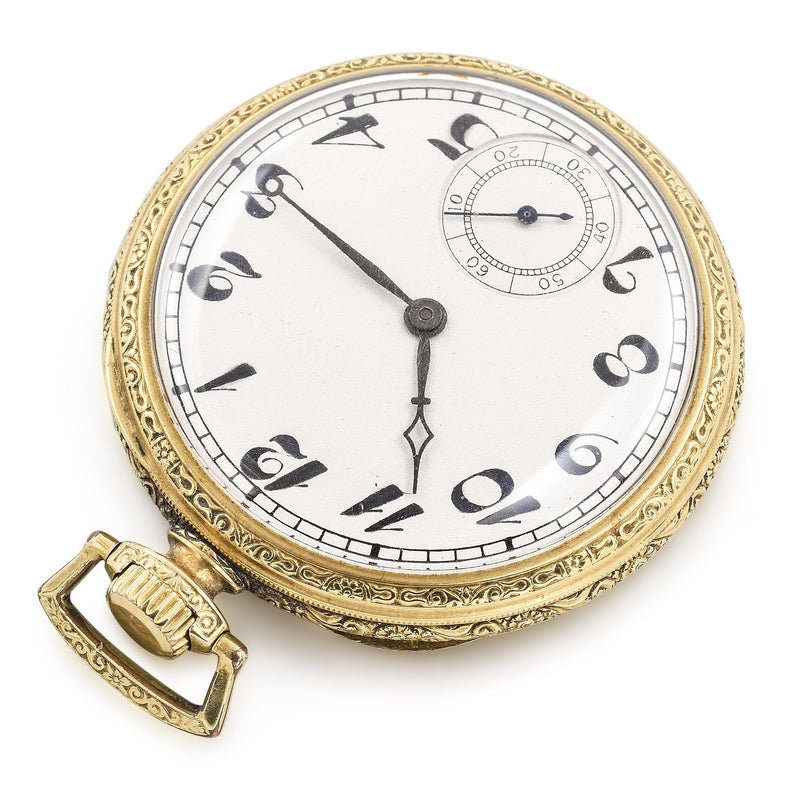 Antique 1925 14K Gold Filled South Bend Studebaker Pocket Watch