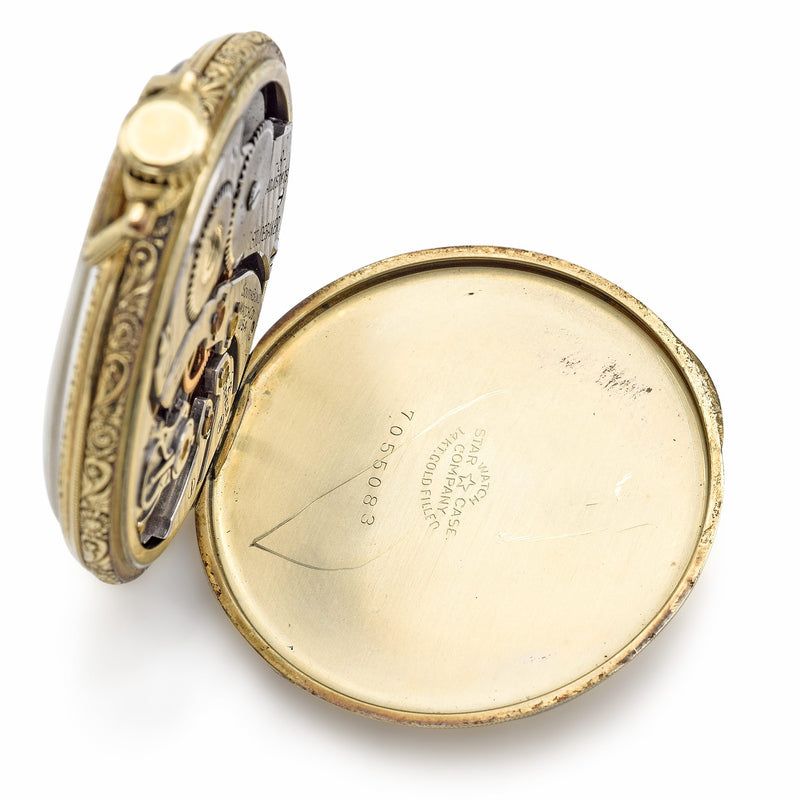 Antique 1925 14K Gold Filled South Bend Studebaker Pocket Watch