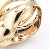 Estate 14K Yellow Gold Multi-Stone & Diamond Cocktail Ring