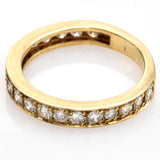 Vintage 14K Yellow Gold 1.20 TCW Diamond Band Ring