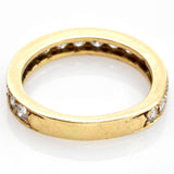 Vintage 14K Yellow Gold 1.20 TCW Diamond Band Ring