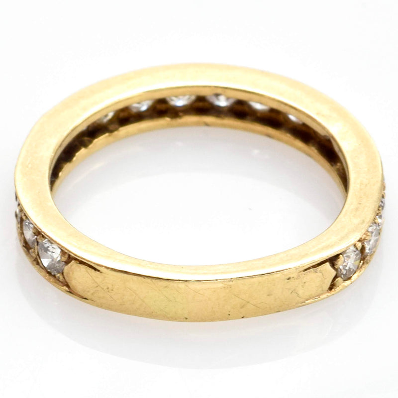 Vintage 14K Yellow Gold 1.20 TCW Diamond Band Ring