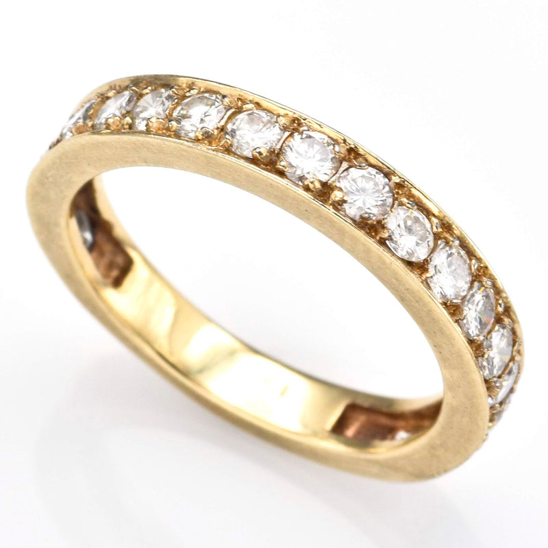 Vintage 14K Yellow Gold 1.20 TCW Diamond Band Ring