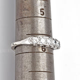 Vintage 14K Gold Diamond Hinged Shank Band Ring