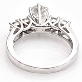 Estate 14K White Gold 1.22 TCW Diamond Band Ring