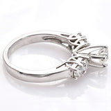 Estate 14K White Gold 1.22 TCW Diamond Band Ring