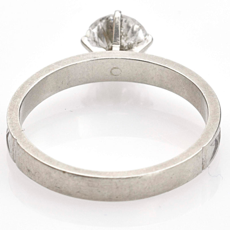Antique 14K White Gold Diamond Art Deco Band Ring