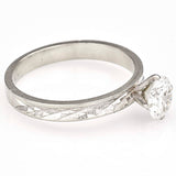 Antique 14K White Gold Diamond Art Deco Band Ring