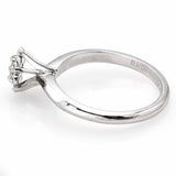 Vintage 14K White Gold 0.17 Ct Diamond Band Ring E/F VS-2