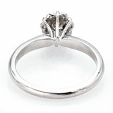 Vintage 14K White Gold 0.17 Ct Diamond Band Ring E/F VS-2