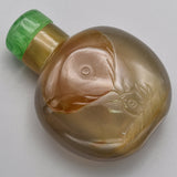 Antique Chinese Carved Agate Snuff Bottle