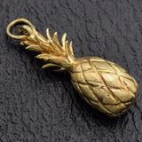 Vintage 14K Yellow Gold Pineapple Charm Pendant